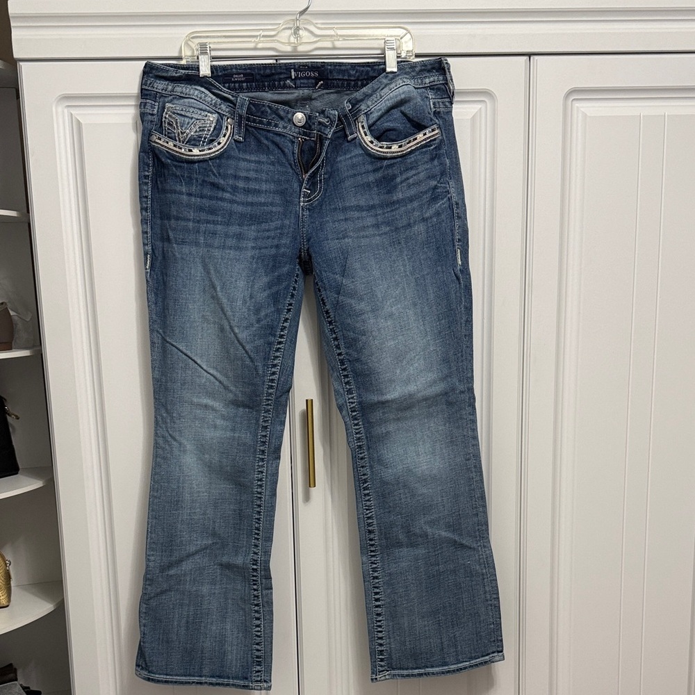 Vigoss Women's Boot Cut Jeans - Blue